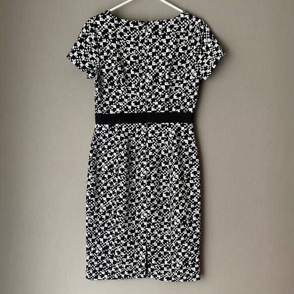 Adrianna Papell sz 4 black‎ career sheath dress - Picture 6 of 8